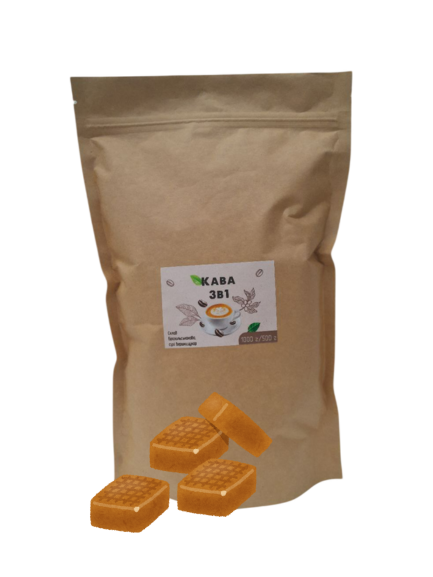 Кава 3в1 зі смаком Карамель 500 г MIX-3IN1-CARAMEL-500 фото
